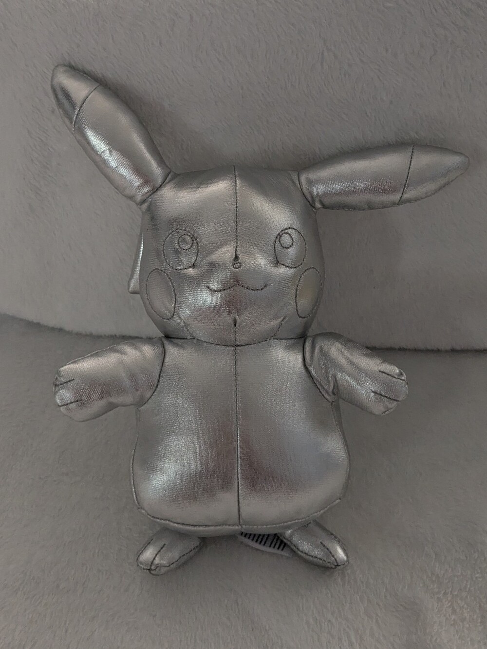 Silver Pikachu 25th Anniversary Plush